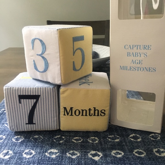 baby age blocks pottery barn